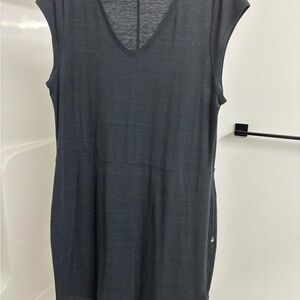 The North Face Gray Sleeveless V-Neck Athletic Dress